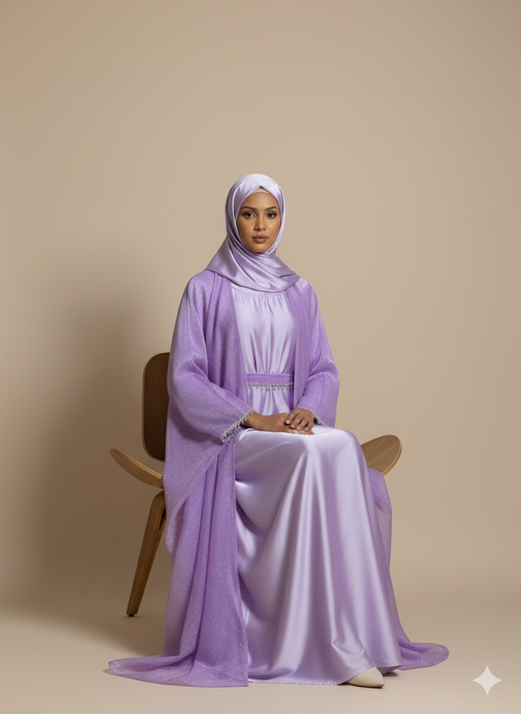 stone kaftan abaya