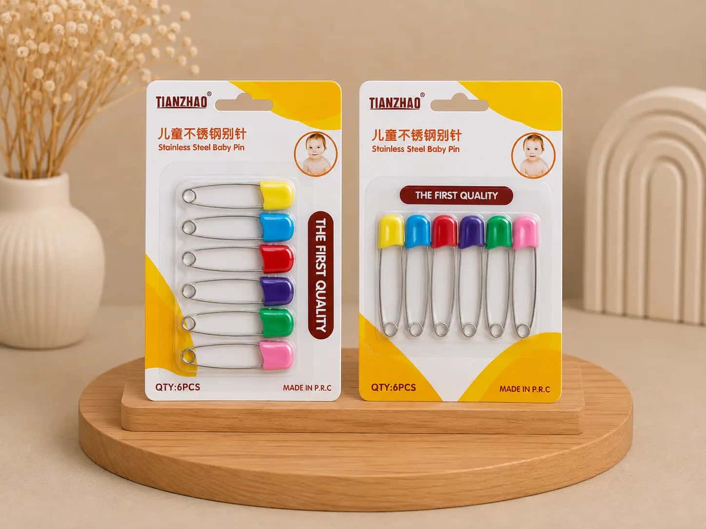 Colorful Safety Pins