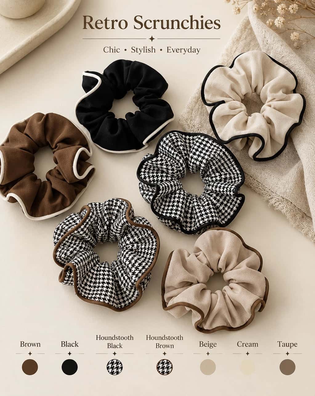 Retro Scrunchies