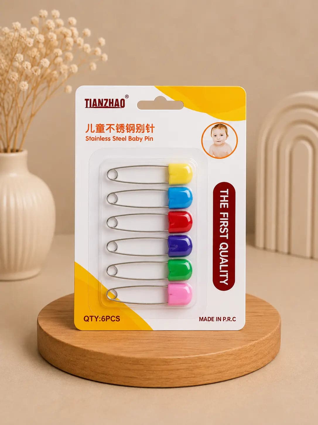 Colorful Safety Pins