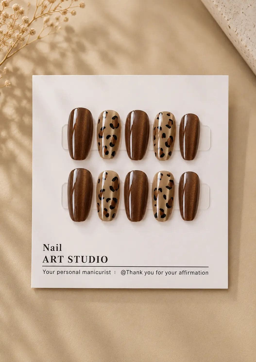Leopard Press-On Nails secondary
