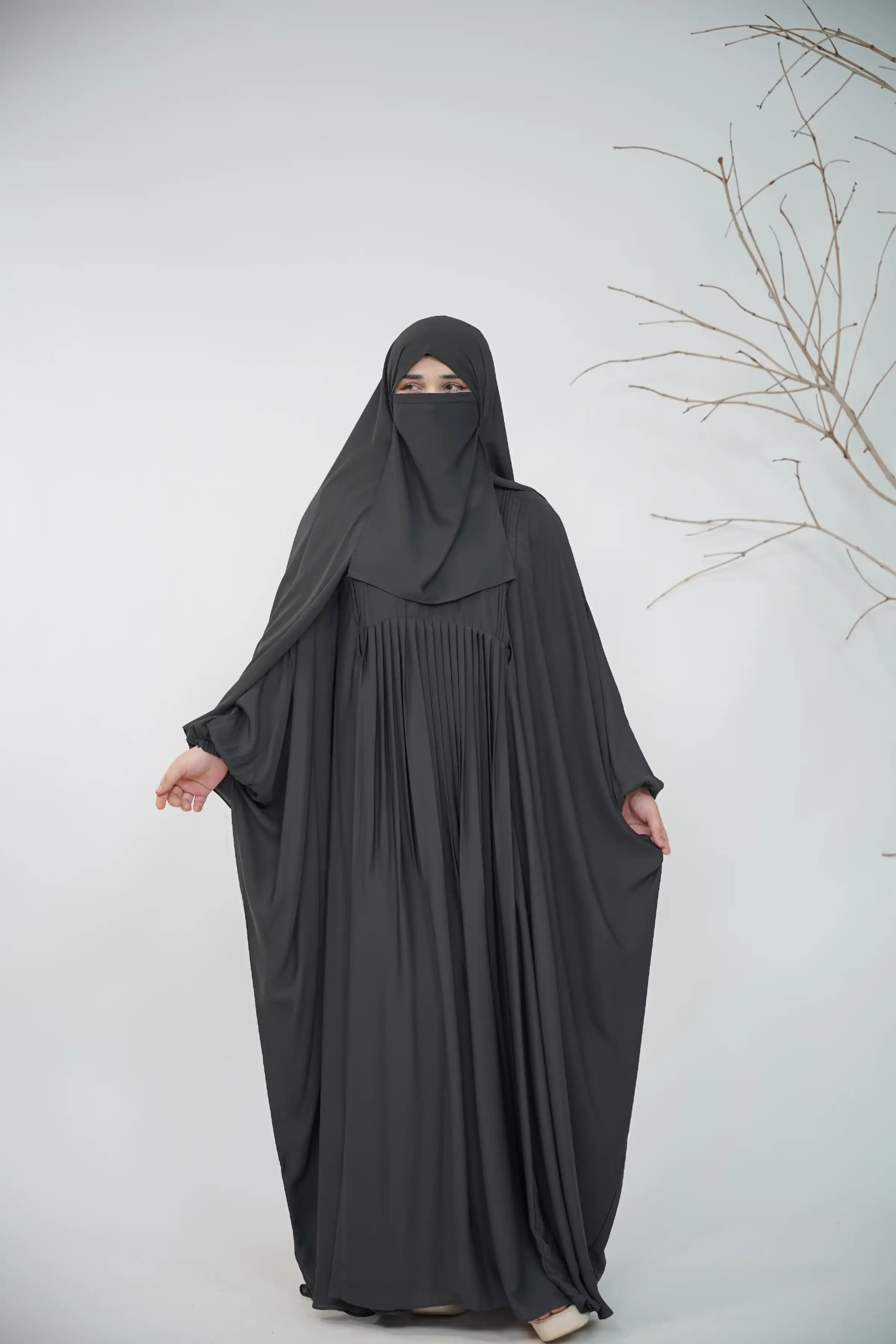 Kaftan Abaya Set - Black
