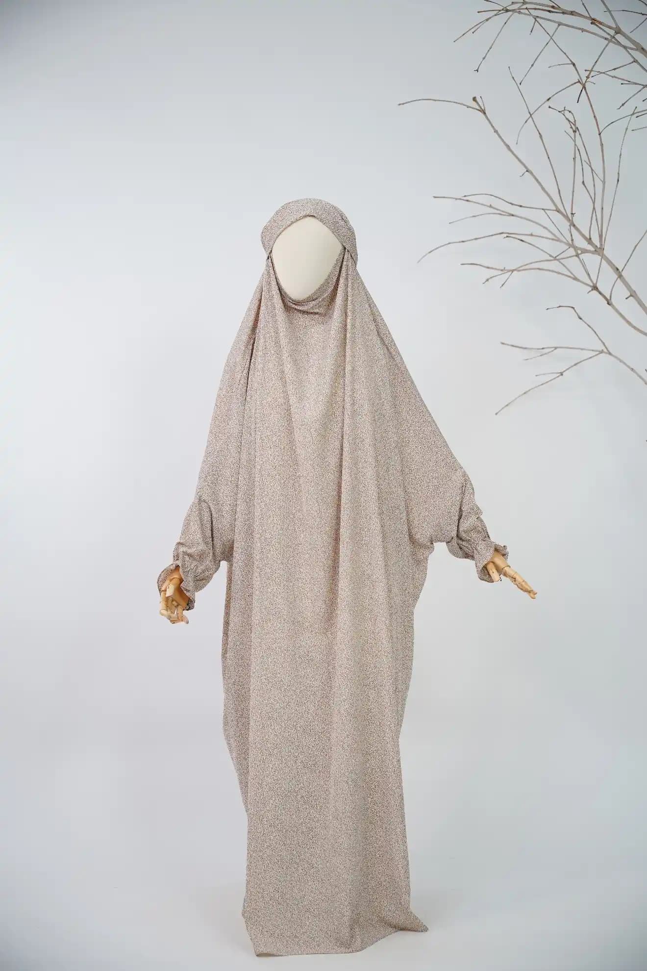 Blush Beige Floral Namaz Chadar view 2