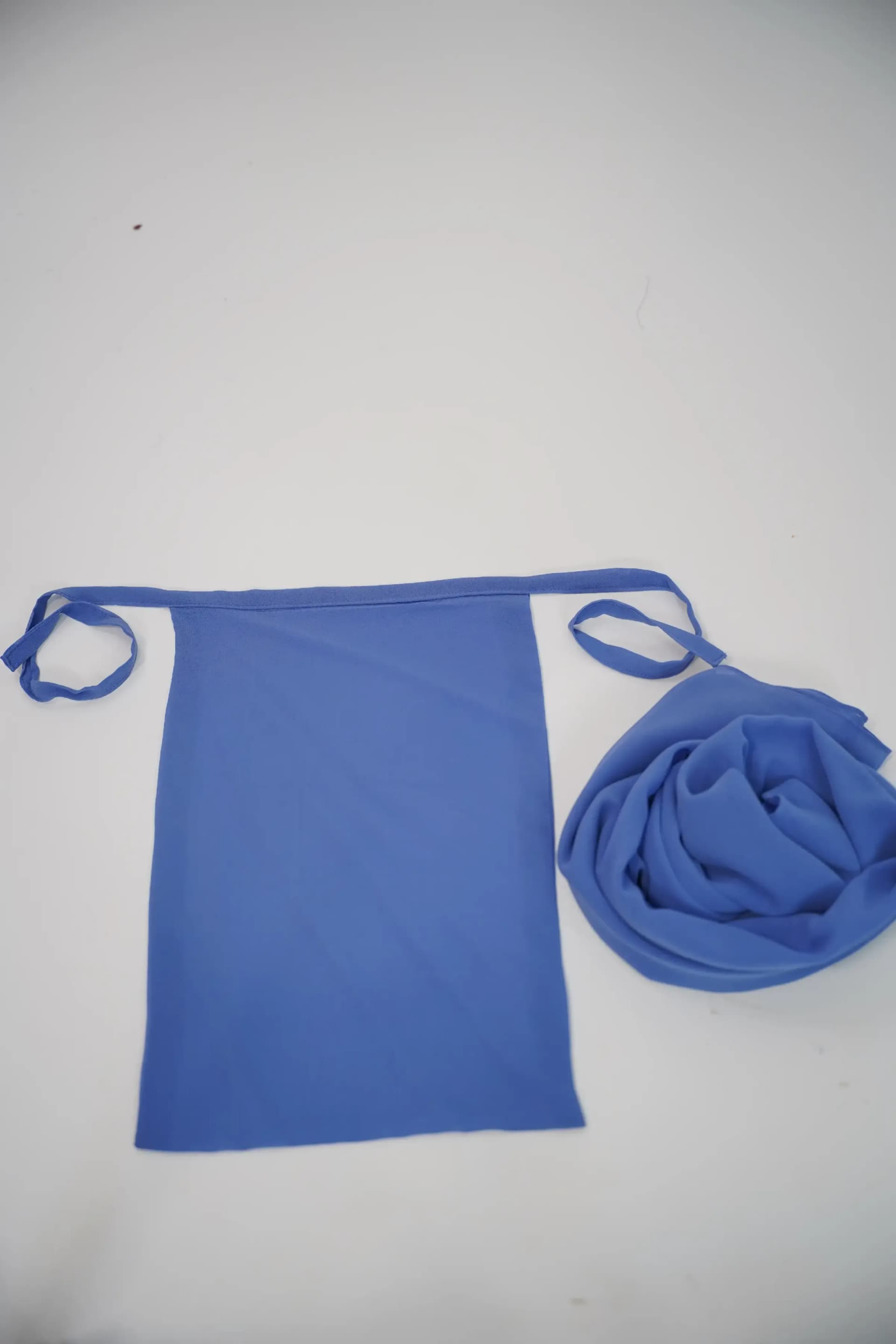 Hoodie Abaya Set - Periwinkle Blue view 5