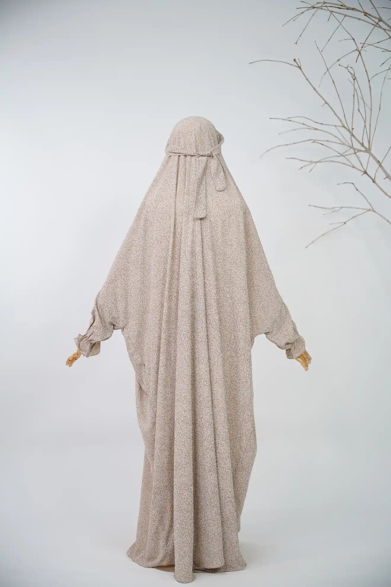 Blush Beige Floral Namaz Chadar