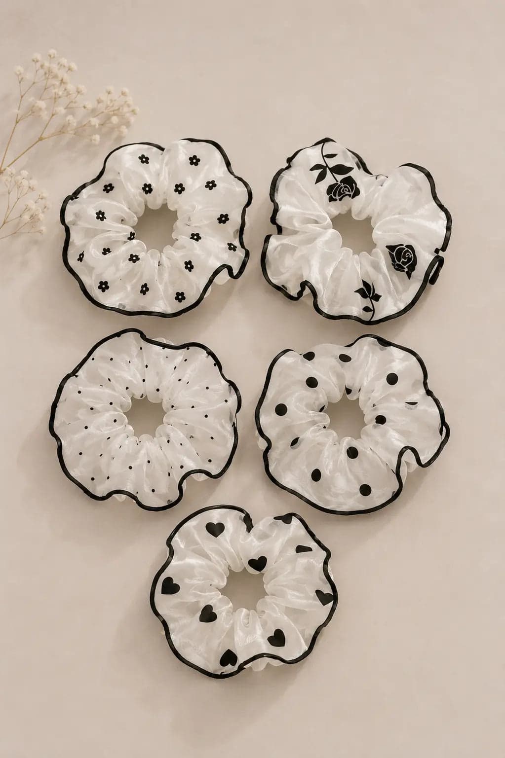 Sheer Printed Scrunchies secondary