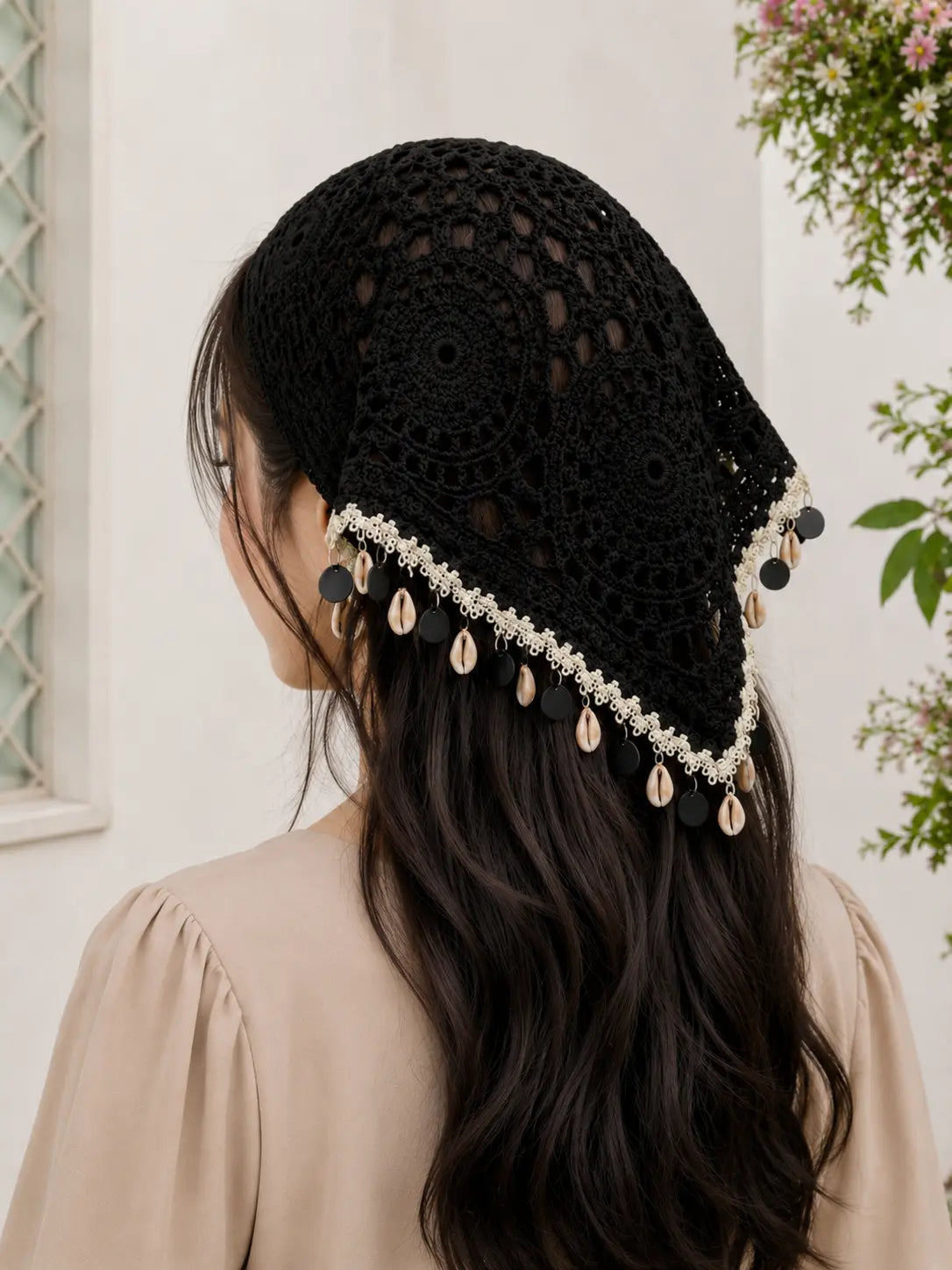 Midnight Crochet Bandana