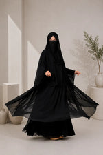 Black Flary Abaya
