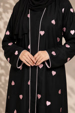 Pinteresty Heart Abaya