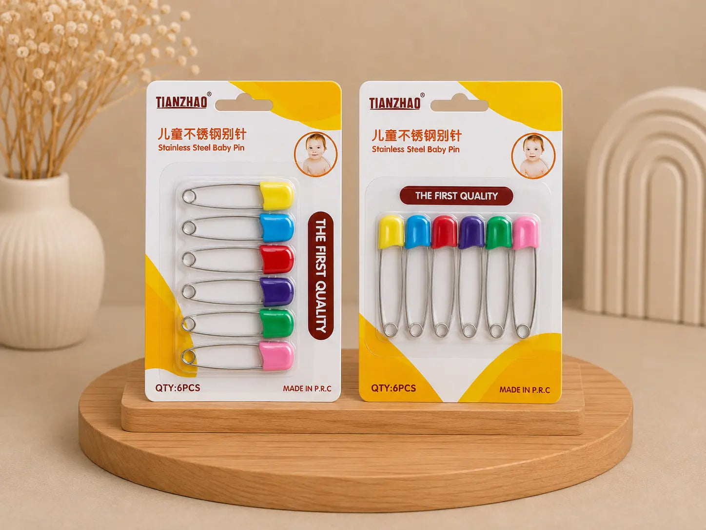 Colorful Safety Pins