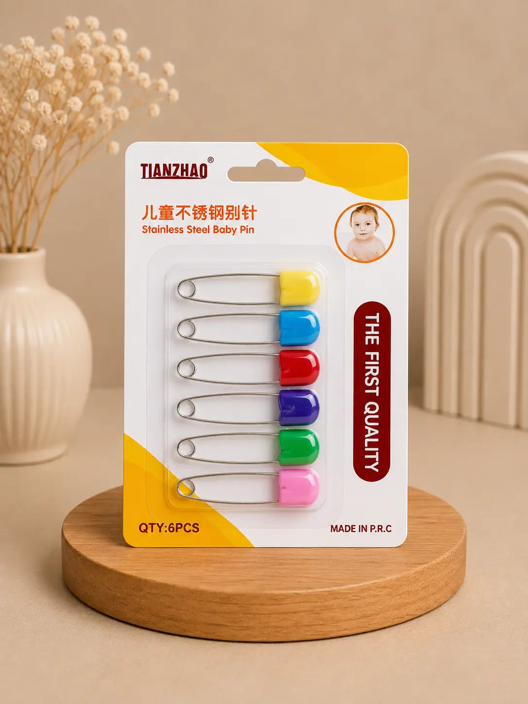Colorful Safety Pins