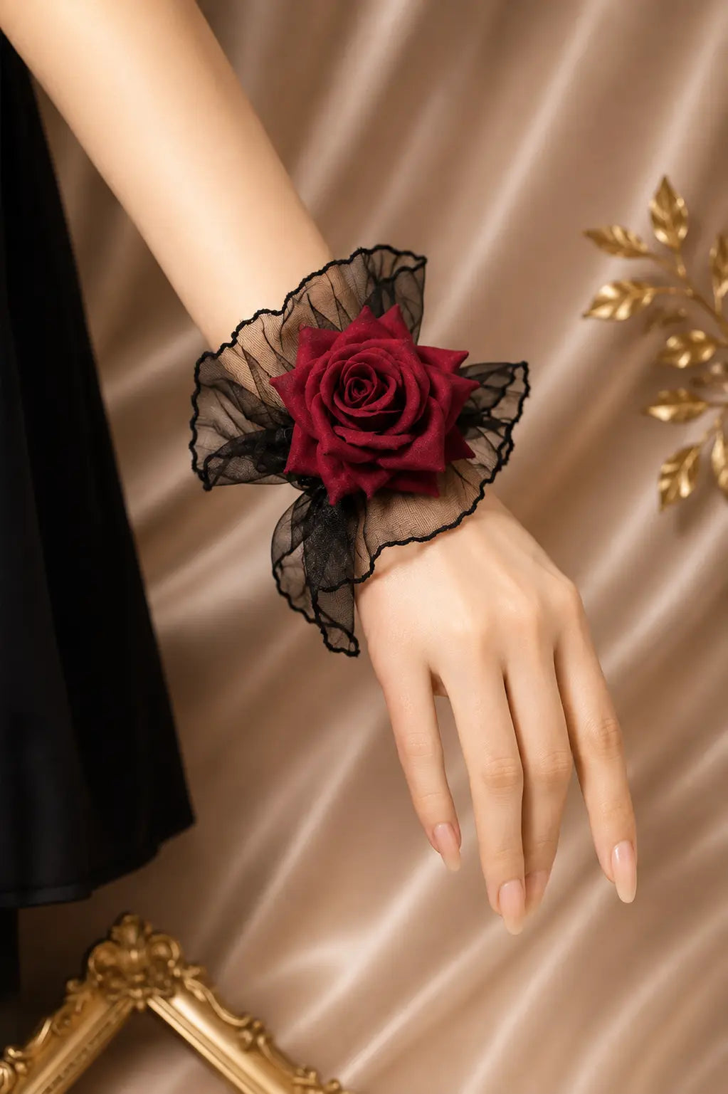 Rose Lace Wrist Cuff