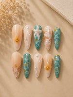 Ocean Pearl Press-On Nails