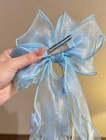 Bell Flower Bow Hair Clip