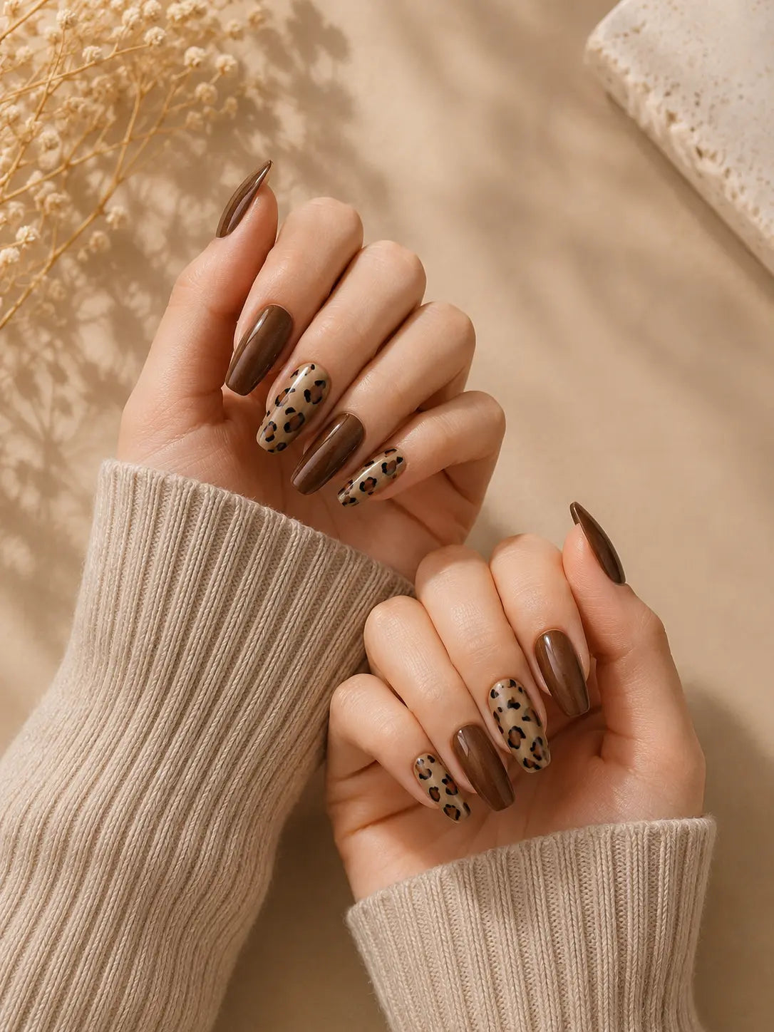 Leopard Press-On Nails