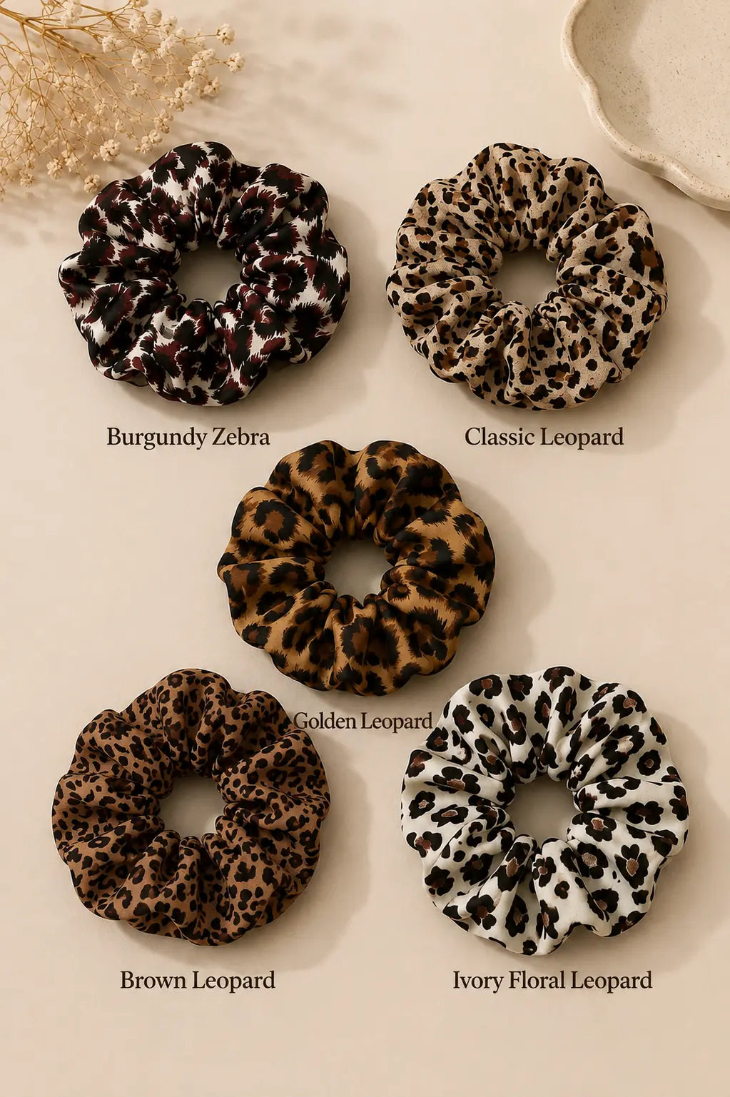 Wild Luxe Printed Scrunchie