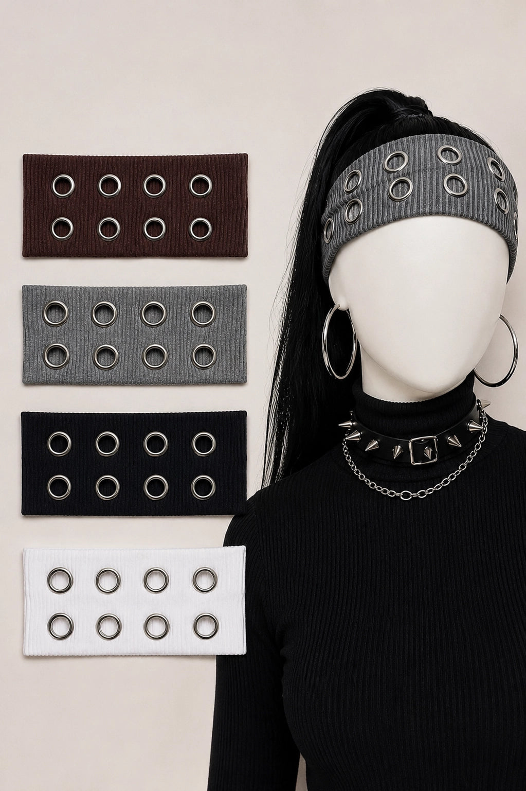 Eyelet Stretch Headband