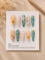 Ocean Pearl Press-On Nails