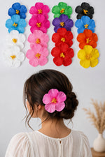 Hibiscus Flower Hair Clip
