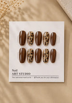 Leopard Press-On Nails