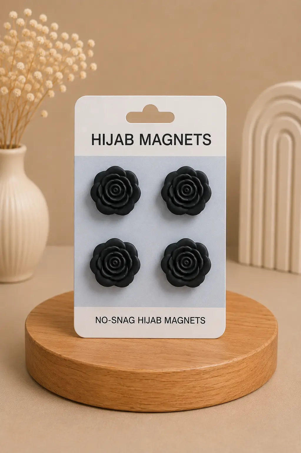 Square Ribbed Hijab Magnets