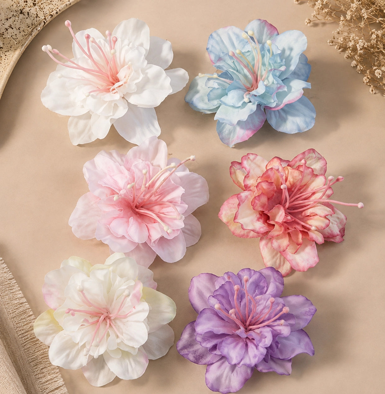 Flower Hair Clips